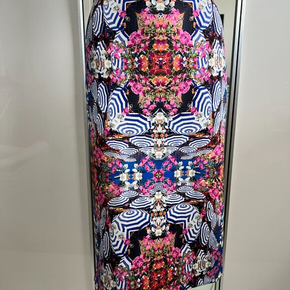 Milly For Kohl's Collection "Umbrella" Pencil Skirt SZ M - Picture 5 of 16